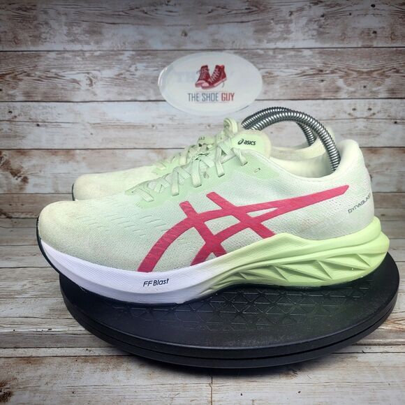 Asics dynablast 3 Women's Size 9.5 Green White Athletic Running Training Shoes - Picture 8 of 13